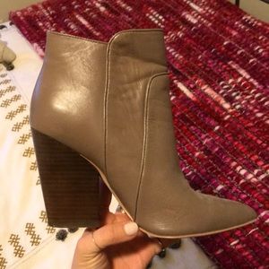 BCBG bootie heels